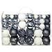 Set Palline di Natale 100 pz 3/4/6 cm Bianco / Grigio - Foto miniatura 1