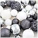 Set Palline di Natale 100 pz 3/4/6 cm Bianco / Grigio - Foto miniatura 2