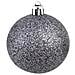 Set Palline di Natale 100 pz 3/4/6 cm Bianco / Grigio - Foto miniatura 7