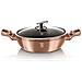 Pentola Bassa In Pietra Rosegold Collection Rame 28 Cm - Foto miniatura 6