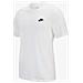 T-shirt Bla Da Uomo Di Nsw Club Taglia L Colore Bianco - Foto miniatura 2