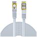 Cavi 5m 16.4ft Piatto Cat7 Ethernet Cavo Ethernet Ad Alta Velocit 8gbps Rete Rj45 Con Fili Di Rame Stp Schermato E Connettore Placcato Oro Per Il Modem Router Switch (bianco) - Foto miniatura 1