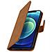 Custodia Iphone 12 Mini Portadocumenti Funzione Supporto Marrone - Foto miniatura 2