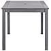 Tavolo da Giardino Grigio Slavato 140x80x74 cm in Legno Acacia - Foto miniatura 2
