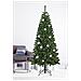Albero di Natale Edimburgo, Albero artificiale extra folto, Albero effetto reale in PVC, 948 rami, Altezza cm 240 - Foto miniatura 1