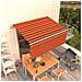 Tenda Retrattile Automatica Parasole 3,5x2,5m Arancio Marrone - Foto miniatura 1
