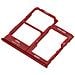 Slot Scheda Sim Di Ricambio Per Samsung Galaxy A41 Rosso - Foto miniatura 4