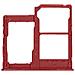 Slot Scheda Sim Di Ricambio Per Samsung Galaxy A41 Rosso - Foto miniatura 1