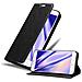 Cadorabo Custodia Compatibile Con Meizu Mx6 In Nero Di Notte - Coperchio Protettiva Con Chiusura Magnetica, Funzione Stand E Tasca Per Le Carte - Foto miniatura 1