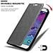 Custodia Compatibile Con Samsung Galaxy Note 4 In Grigio Titanio - Coperchio Protettiva Con Chiusura Magnetica, Funzione Stand E Tasca Per Le Carte - Foto miniatura 6