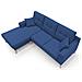 Danish Divano Angolare Reversibile Impermeabile T02 Blu - Foto miniatura 10