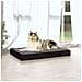 Cuccia Per Cani Nera 91,5x64x9 Cm In Legno Massello Di Pino - Foto miniatura 4