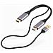 Hdmi Maschio A Displayport Maschio Cavo Adattatore Attivo 2 M Per Cavo 4k - Foto miniatura 8