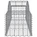 Cesti Gabbioni Ad Arco 20 Pz 200x50x40/60 Cm Ferro Zincato - Foto miniatura 4