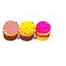 Gioco Pet Mod. Cupcake Resistente Per Animali Domestici Con Effetti Sonori Set 3 Pezzi Multicolor - Foto miniatura 1