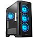 Case GA-01B-TG-OP Midi Tower ATX, EATX, ITX, micro ATX, Mini-ITX 2 Porte USB 3.2 Colore Nero (Finsetrato) - Foto miniatura 3
