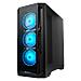 Case GA-01B-TG-OP Midi Tower ATX, EATX, ITX, micro ATX, Mini-ITX 2 Porte USB 3.2 Colore Nero (Finsetrato) - Foto miniatura 2