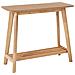 Tavolo Console Legno Chiaro 90 X 40 Cm Tulare - Foto miniatura 3