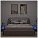 Mobili TV a Parete con Luci LED 2 pz Rovere Artigianale - Foto miniatura 6