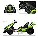 Go Kart Elettrico per Bambini 6-12 Anni 24V 12km /h con Seggiolino Regolabile, Verde - Foto miniatura 6
