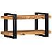 Mensola Da Parete 70x33x35 Cm Legno Massello Di Acacia - Foto miniatura 1