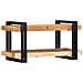 Mensola Da Parete 70x33x35 Cm Legno Massello Di Acacia - Foto miniatura 3
