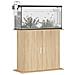 Supporto Acquario 81x36x73cm in Legno Multistrato Rovere Sonoma - Foto miniatura 3