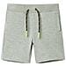Pantaloncini per Bambini con Coulisse Cachi Chiaro Mélange 104 - Foto miniatura 1