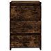 Lusso Casadino -  Comodini Rovere Fumo 2 Pz 40x35x62,5 Cm In Legno Multistrato - Foto miniatura 4