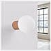 Lampada Da Parete Halo Moka Ip44 Sl. 1732 - Moderno Lampada Da Parete Moka 12x12x17 Cm - Foto miniatura 2