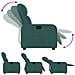 Poltrona Reclinabile in Tessuto Verde Scuro - Foto miniatura 4