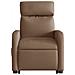 Poltrona Alzapersona Massaggiante Reclinabile Marrone Tessuto - Foto miniatura 9