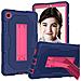 Custodia Per Samsung Galaxy Tab A7 Lite 8.7"" Armored Con Supporto Blu Navy - Foto miniatura 1