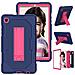 Custodia Per Samsung Galaxy Tab A7 Lite 8.7"" Armored Con Supporto Blu Navy - Foto miniatura 2