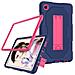 Custodia Per Samsung Galaxy Tab A7 Lite 8.7"" Armored Con Supporto Blu Navy - Foto miniatura 3