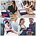 Custodia Per Samsung Galaxy Tab A7 Lite 8.7"" Armored Con Supporto Blu Navy - Foto miniatura 4