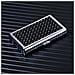 Portasigarette Portatile In Pelle Con Motivo A Goccia - Compatibile Con Sigarette Regular, Slim Ed Extra Slim - Foto miniatura 2