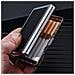 Portasigarette Portatile In Pelle Con Motivo A Goccia - Compatibile Con Sigarette Regular, Slim Ed Extra Slim - Foto miniatura 4