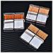 Portasigarette Portatile In Pelle Con Motivo A Goccia - Compatibile Con Sigarette Regular, Slim Ed Extra Slim - Foto miniatura 5