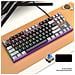Tastiera Meccanica Cablata A 87 Tasti - Tastiera Da Gioco Rgb Hot-swappable Con Interruttore Blu Black+grey - Foto miniatura 4