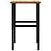 Banco Lavoro Marrone Chiaro 100x60x(71,5-98) cm Legno di Rovere - Foto miniatura 6