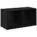 Set mobile TV 2 pcs Rovere nero 72 x 35 x 36.5 cm - Foto miniatura 5