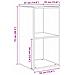 Set mobile TV 2 pcs Rovere nero 72 x 35 x 36.5 cm - Foto miniatura 9