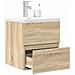 Set Mobili da Bagno 2 pz Rovere Sonoma in Legno Multistrato - Foto miniatura 2