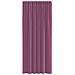 Tende in Voile con Tasche per Aste 2 pz Viola - Foto miniatura 4