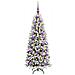 Albero di Natale artificiale con 150 LED Bianco 120 cm - Foto miniatura 3