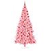 Albero di Natale con 300 LED con supporto Rosa 240 cm PVC - Foto miniatura 3