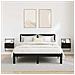 Armadio da Notte con cassetto 2 pcs Rovere Nero 35 x 30 x 51 cm - Foto miniatura 4