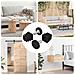 Livellatori per Mobili Regolabile 2 pcs Nero M6 PP - Foto miniatura 2