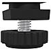 Livellatori per Mobili Regolabile 2 pcs Nero M6 PP - Foto miniatura 5
